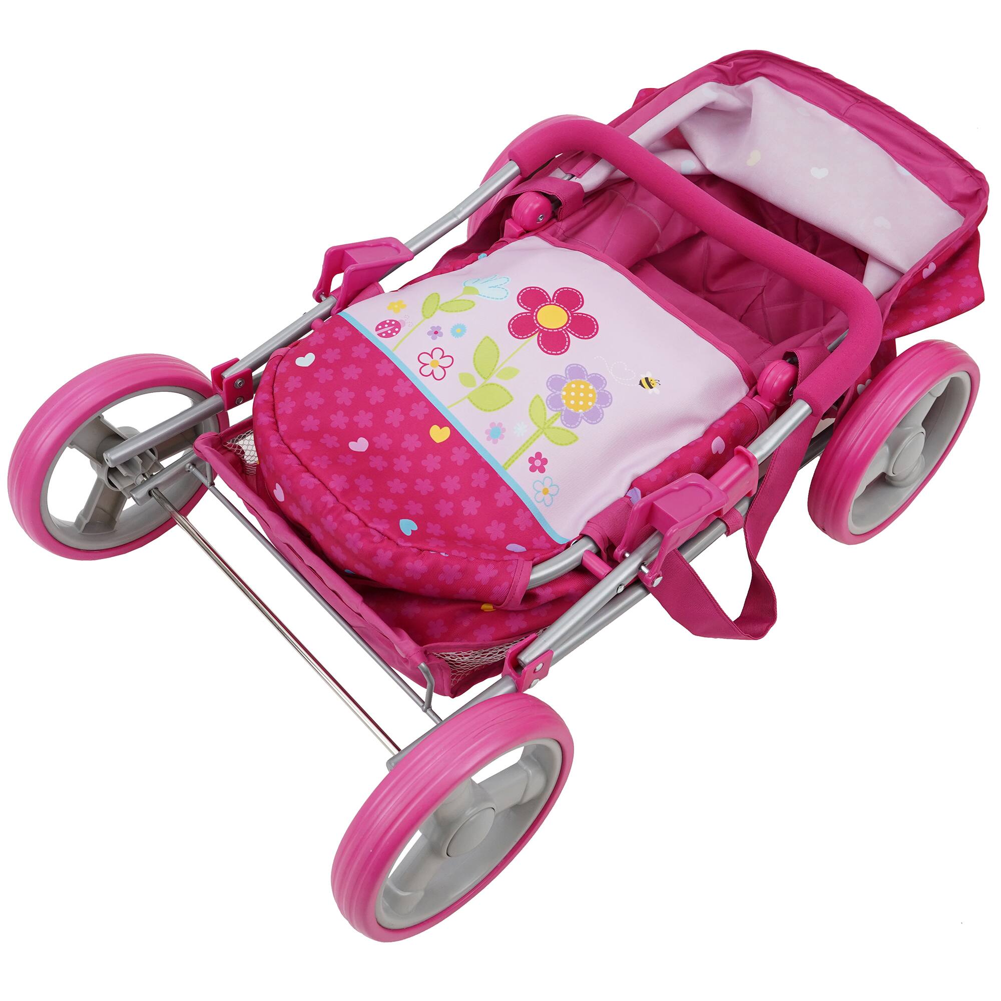 509 Crew Garden Doll Pram with Large Canopy